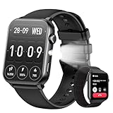 Baolubao Smartwatch Uomo Donna, 2025 Smartwatch per uomo con torcia, Bluetooth Chiamate,10...