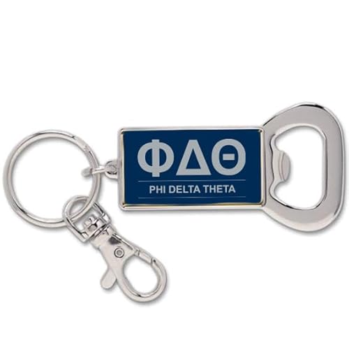 Sorority Shop Phi Delta Theta Fraternity Keychain - Flat Bottle