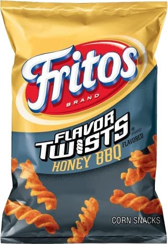 Fritos Corn Chips - Twists Honey BBQ (2 Oz. - 8 Pack!!!!!!)