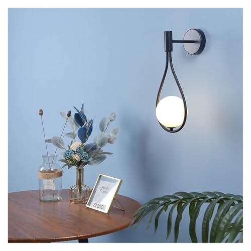 Aplique de pared dorado con bola de cristal de diseño nórdico elegante 6