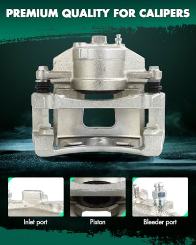 Image of SCITOO Front Brake Calipers With Bracket 18B4772 18B4773 Compatible For Buick For Rendezvous 2002-2007,For Pontiac For Aztek 2001-2005