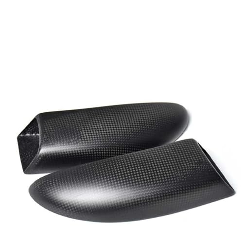 Conductos de refrigeración en fibra de carbono mate liso para frenos Ducati 1