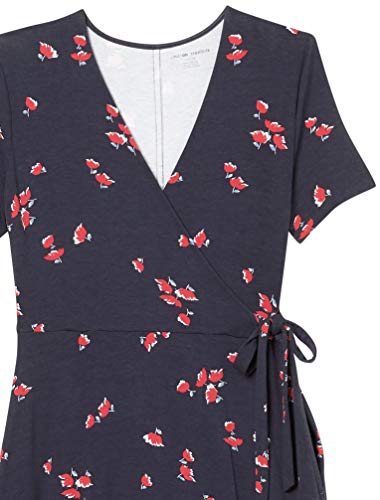 Image of Amazon Essentials Women's Short Sleeve Faux-Wrap V Neck Dress