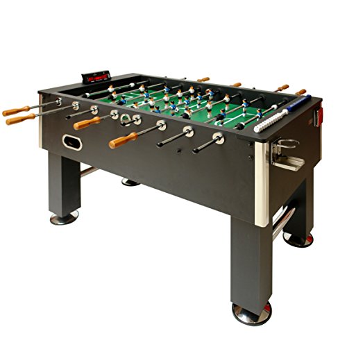 Preisvergleich Produktbild DEMA Tischfußball Silver mit EL. Torzähler 106kg