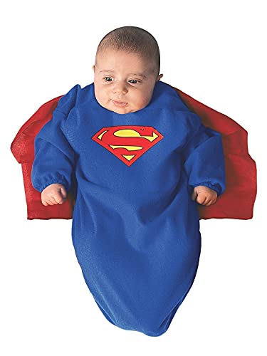 Image of Rubies DC Comics Superheroes: Superman Costume Bunting for Babies, Boy's One Size