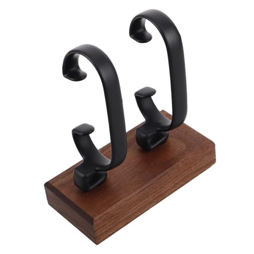 ROMISBABA Watch Display Stand Durable Walnut Organizer for Couples Space Efficient Design Secure Stability for Home and Store Holder for Men and Women