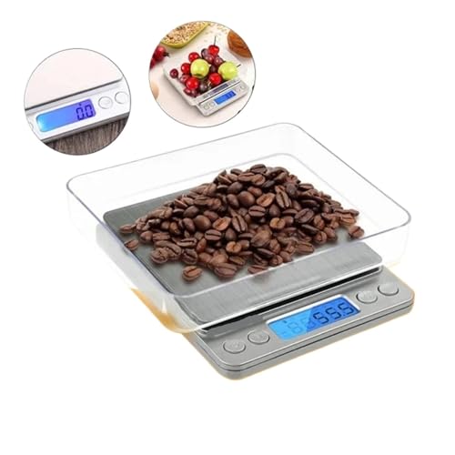 Báscula digital mini de cocina con precisión 3000g 0.1g USB miniatura 3