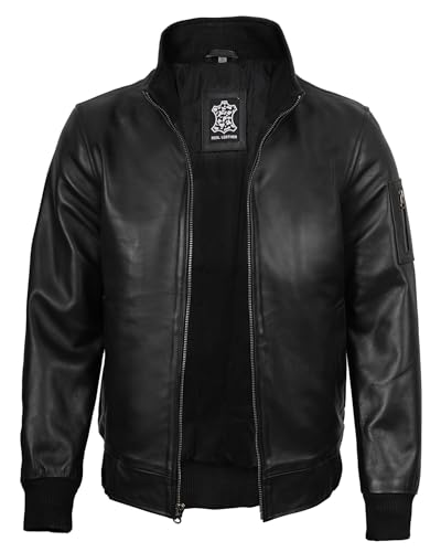 Image of Decrum Leather Jacket Men - Casual Stylish Cowhide Leather Jackets for Men