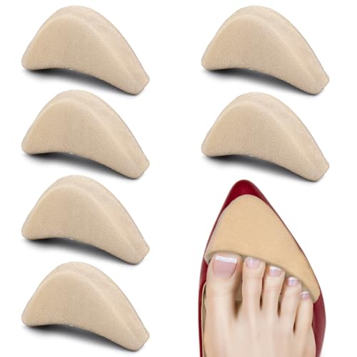 WLLHYF - 2 paia di inserti per scarpe in spugna morbida regolabili, tamponi per alluce, solette per scarpe unisex, inserti per scarpe troppo grandi per donne con tacco alto, per il sollievo dal dolore