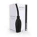 Healthy Vibes Clean Enema Bulb - Personal Colon Cleanse Device for Men & Women - Home Use & Portable for Travel - Silicone Bulb, Smooth Nozzel - 10oz - Black