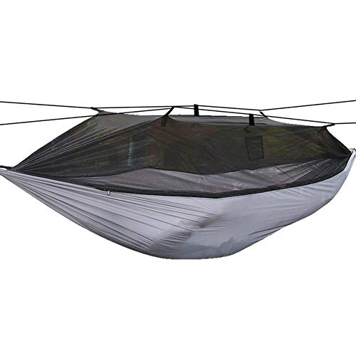 Camping hamac double avec moustiquaire pour bivouac et extérieur