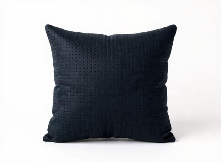 Image of Hotel Quality Premium Fibre Cushions | Cushion 16 inch x 16 inch | Pillow,Cushion,Cushions for, Cushion Pillow,Pillow,Cushions for Bed (Black, 2)