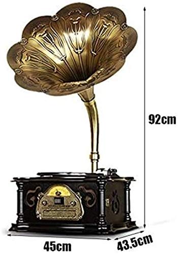 Gramophone Phonographe Version Tourne-Disque Gramophone Vintage Style Rétro Gramophone Lecteur USB Radio FM Télécommande… - Les Beatles, Paul McCartney, John Lennon, RIngo Starr, George Harrison Gramophone Phonographe Version Tourne-Disque Gramophone Vintage Style Rétro Gramophone Lecteur USB Radio FM Télécommande… – Image 7