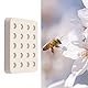 MUNEFE Wachskönigin-Pfropfbecher, Silikonformen, Silikon-Bienenkönigin-Pfropfbecher, Bienenwachs-Königin-Zellbecherformen Für Den Garten(Four Row)
