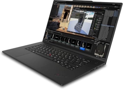 Lenovo ThinkPad P1 Mobile Workstation Laptop (16' 2K 165Hz, Intel 14-Core i7-13800H, 40GB DDR5, 1TB SSD, NVIDIA RTX A1000 6GB) 2 x Thunderbolt 4, Backlit, Fingerprint, IR Webcam, IST Hub, Win 11 Pro