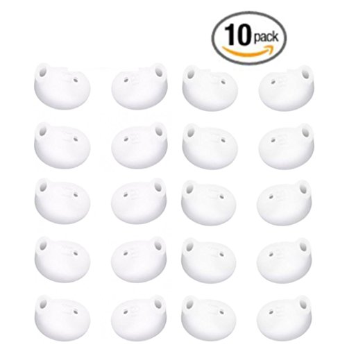 Hosaire 10 Pares De Almohadillas/Cubiertas De Silicona para Auriculares para Edge Almohadillas