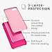 kwmobile Handyhülle für Apple iPhone SE (2022/2020) / iPhone 8/7 Hülle - Case Silikon - Kabelloses Laden - Schutzhülle Cover in Neon Pink