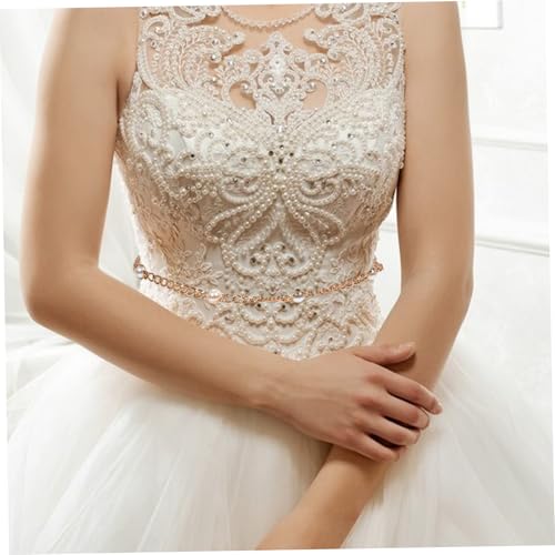 Pearl Waist Chain for Women Adjustable Belly Chain Jewelry for Beach Dress Elegant Design with Pearl Detailing for Young and Casual Occasions4