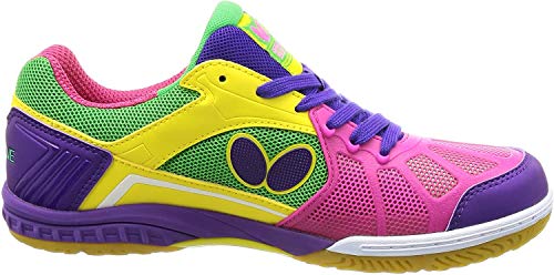 Image of Butterfly Lezoline Rifones Shoes - Professional Table Tennis Shoe with Footwork Support, Flexibility, Shock Absorbing Cushion, Gripping Ping Pong Shoe