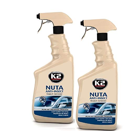 K2 NUTA - Limpiador de insectos y alquitrán, removedor de caca de pájaros, 0,7 ml (2)
