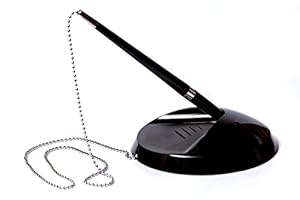 Janrax 60155 Schwarz Zählerstift mit Kugelkette (x2)