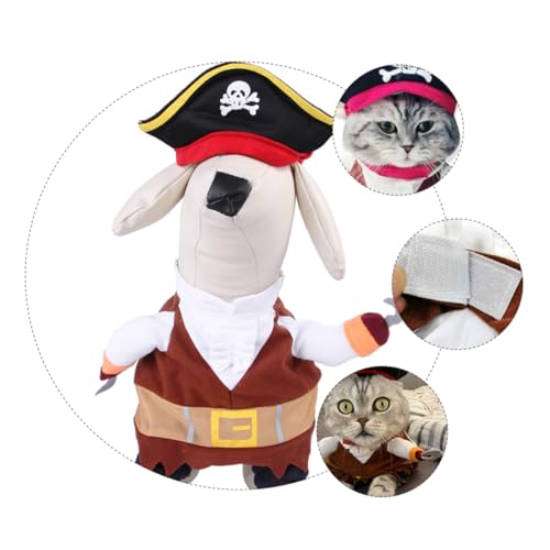 Disfraz Pirata para Perro Tamaño S miniatura 5