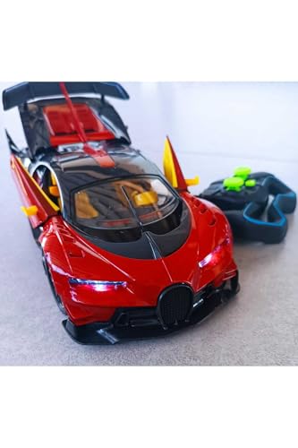 Bugatti Yarış Arabası Uzaktan Kumandalı Full+Full Fonksiyon Kapı ve Bagajı Açılabilir Yüksek Kalite, lrs8950006565656565