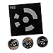 KICHOUSE 1sheet Reflective Magnetic Markers for Scanning High Precision Tracking Dots for Accurate Measurement Industrial and Academic Applications Easy to Use and Multifunctional Accessory