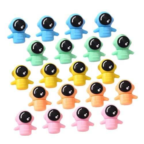 GLSTOY 20個カートゥーン 人消し ミニペンシル消し 楽しいデザイン 学校用