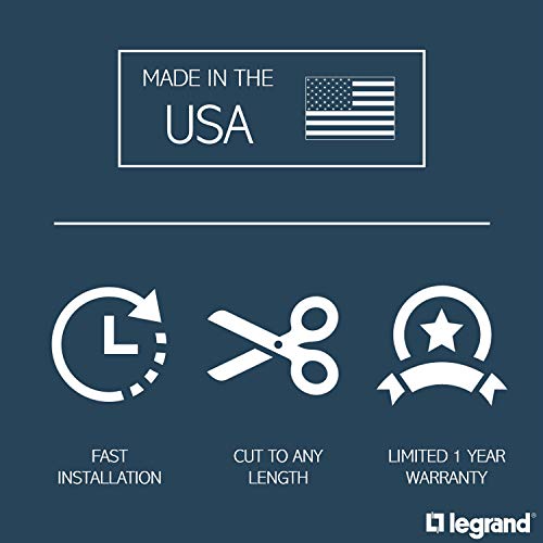 Wiremold Cmk30 Cable Management Kit For Wall Mount Flat Screen Tv With Cable Raceway For Wires And Cords, 30 Inch, White #TOP7