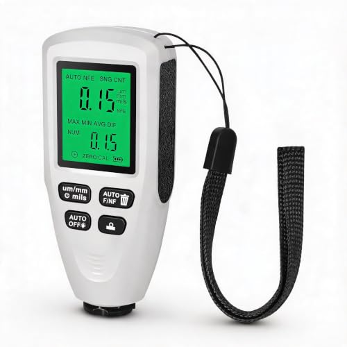 Image of Paint Thickness Gauge, 0 to 2000UM Digital Meter for Automotive Coating Thickness Gauge Tester, Car Coating Thickness Meter, 0.1um Paint Mil Thickness Gauge for Used Car Buyers