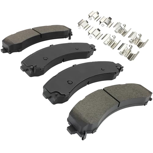 Image of QUALITY-BUILT Rear Semi-Metallic Brake Pads, Premium 1001-2224M, Compatible with 2019-2024 Ram 3500
