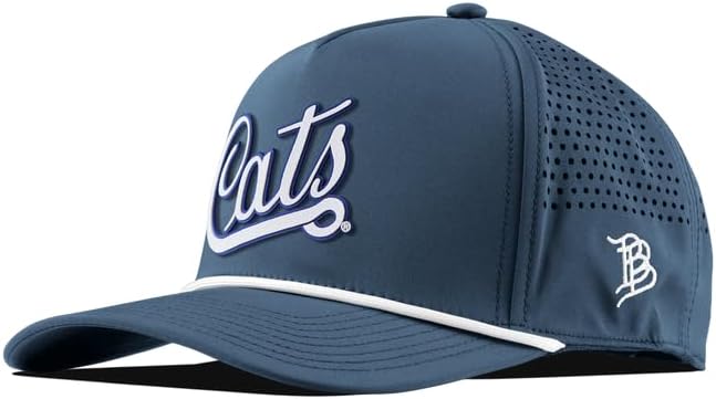 Branded Bills Officially Licensed NCAA x Curved 5-Panel Script College Collection PVC