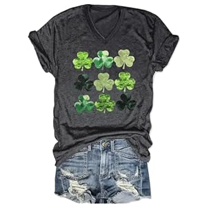 Stpatrickstshirtsforwomenirishshamrockgraphicblousestshirtsshortsleevevneckstpattysdayteestops Urban Country Home Decor St patricks t shirts for women irish shamrock graphic blouses t shirts short sleeve v neck st pattys day tees tops urban country home decor