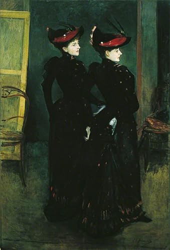 Affiche Peinture Murale Nordique Jacques Emile Blanche Les Savile Clark Girls 60x90cm