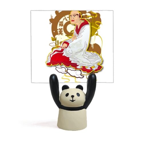 Panda porte-memo Dix-huit Arhats statuette decorative pour salon