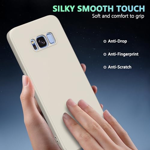 Image of for Samsung Galaxy S8 Plus Case White, Scratch Resistant with Soft Touch, Slim Thin Phone Cover for Samsung Galaxy S8 Plus