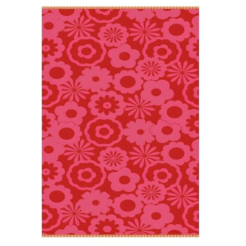 Toalha Gigante De Praia Piscina Dohler 100% Algodão Aveludada Iris Rosa, Dohler