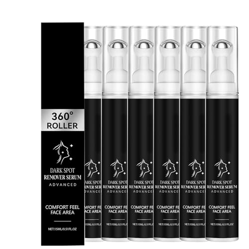 Suero corrector de manchas oscuras con rodillo de 360 grados, complejo de suero de piel brillante con niacinamida y vitamina C, suero reafirmante para piel radiante, crema blanqueadora de la piel