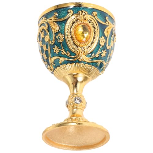 PRETYZOOM Copa De Cáliz Decorativo Cuenco De Agua De Metal Copa De Adoración Cáliz De Cristalería De Halloween