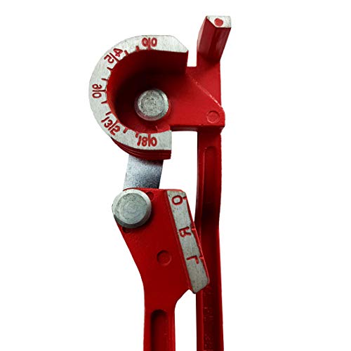 Image of DIY Crafts 3 in 1 180 Degree Tube Pipe Bender 1 /4 inch 5 /16 inch 3 /8 inch Aluminum Copper Steel Fuel Brake Line