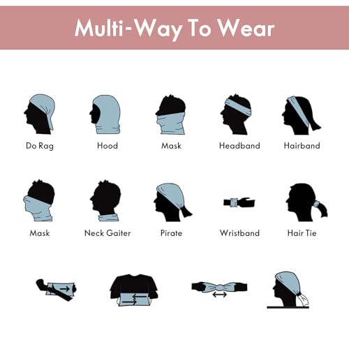 4 Pack Neck Gaiter,Sun Cooling Scart Gator Face Cover for Men Women,Breathable Bandana for Outdoor Sports(4 Colors)4