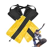 Polainas impermeables, impermeables, resistentes al viento, ligeras, protección para hombre, para playa, viajes, senderismo, entrenamiento, camping, piscina, noche, patio, porche, césped, patio al