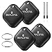 Produktbild Benlera Smart Tag Schlüsselfinder Kompatibel mit Apple Wo ist APP (nur iOS), Koffer Tracker, Air Tracker Tag für Schlüssel, Gepäck, Koffer, Brieftasche, fahrrad, mit Austauschbarer Batterie, 4er Pack