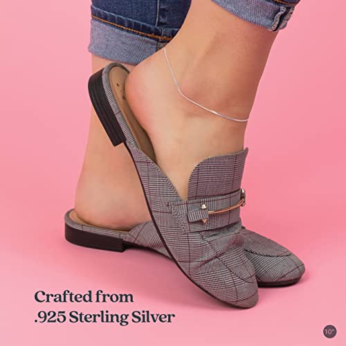 KEZEF Sterling Silver 1.8mm Cuban Curb Chain in Silver, Gold & Rose Gold over Silver Made in Italy - Image 4