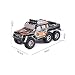 HHtoy 44 cm Grande 6WD Control Remoto eléctrico Todoterreno Coche de Juguete...