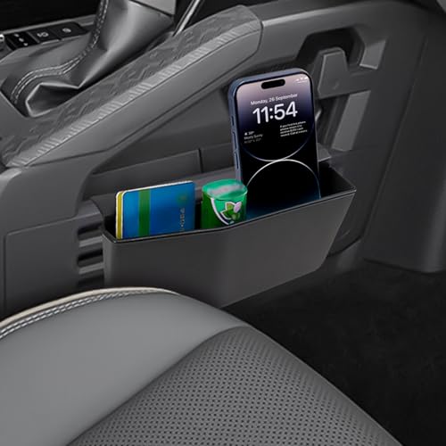 Neepiar Center Console Organizer Compatible with 2024 2025 2026 Toyota Tacoma 2025 2026 4Runner Passenger Side Storage Box Hanging Tray ABS Material Interior Accessories