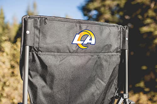 Image of Picnic TIME NFL Unisex-Adult NFL Outlander Folding Camping Chair with Cooler, Heavy Duty Beach Chair