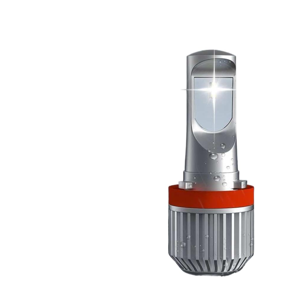 2 Unidades Bombillas LED de Luz Baja para Luces Antiniebla EV10 H8 H9 H11 6000K 12000LM Resistente al Agua IP67 12V Lámpara de Conducción Automóvil Reemplaza Halógenos