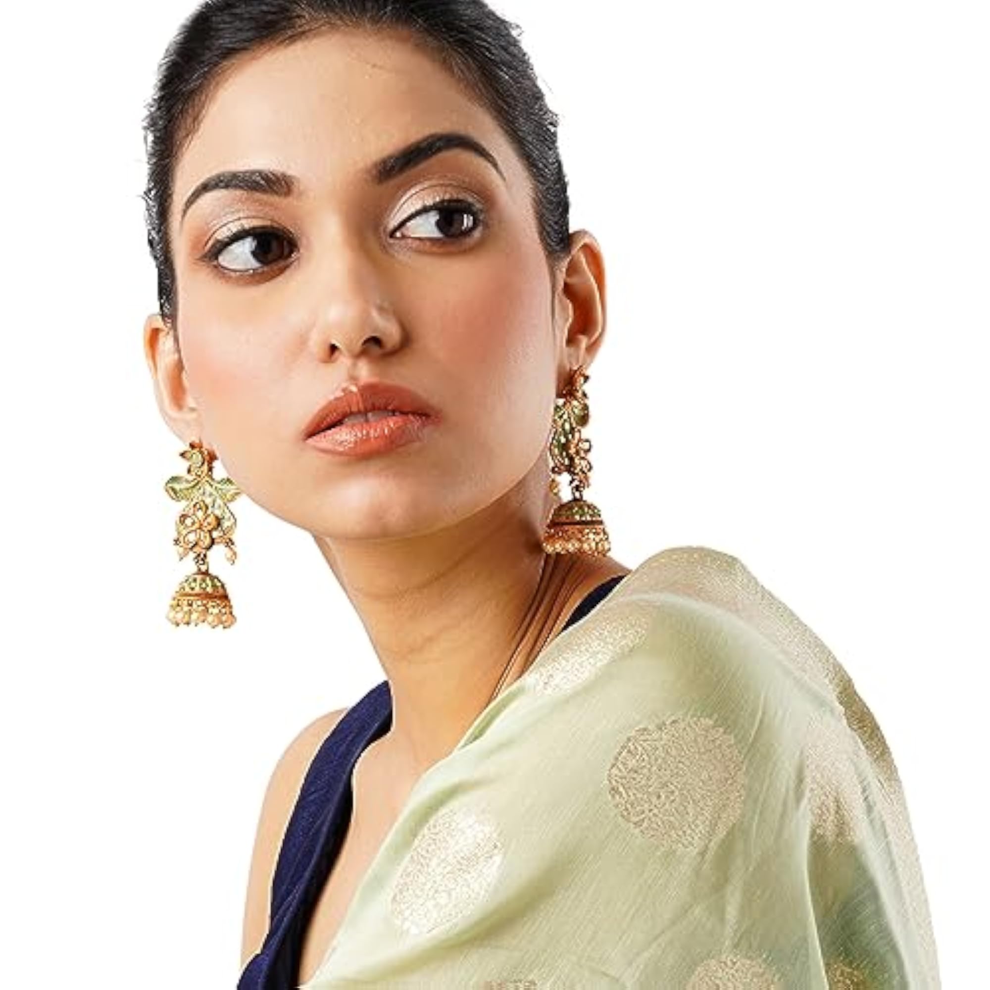 Handcrafted Ethnic Earrings with Detailing
